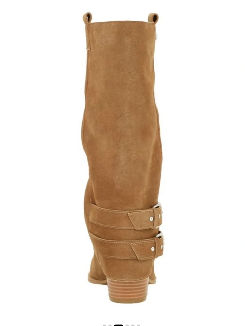 Guess Women's Brown Nianna Western Mid Calf Fold Over Boots